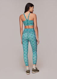 Abstract Wave Layered Legging